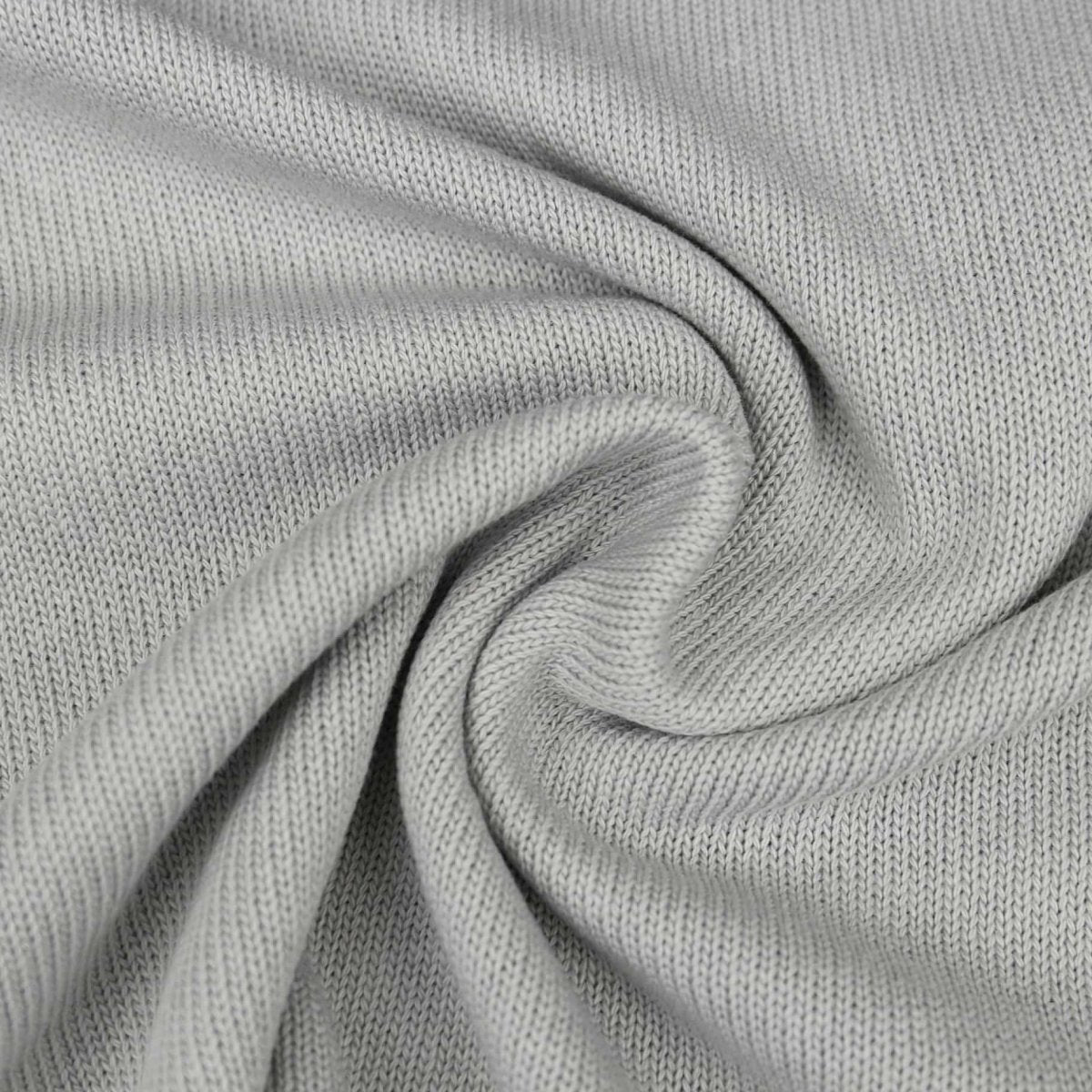 Cotton Sweater Knit - Light Gray by Alles-Fuer-Selbermacher - Fabric - Bibs And Boots Fabric