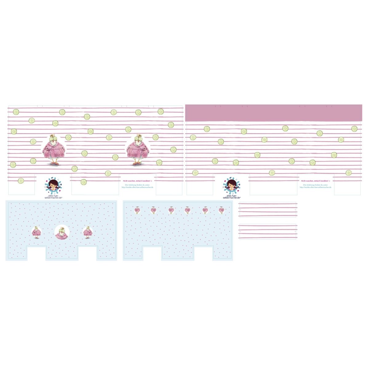 DIY Basket Set - Spa Chick - By Abby and Me - Art & Craft Kits - Bibs And Boots Fabric