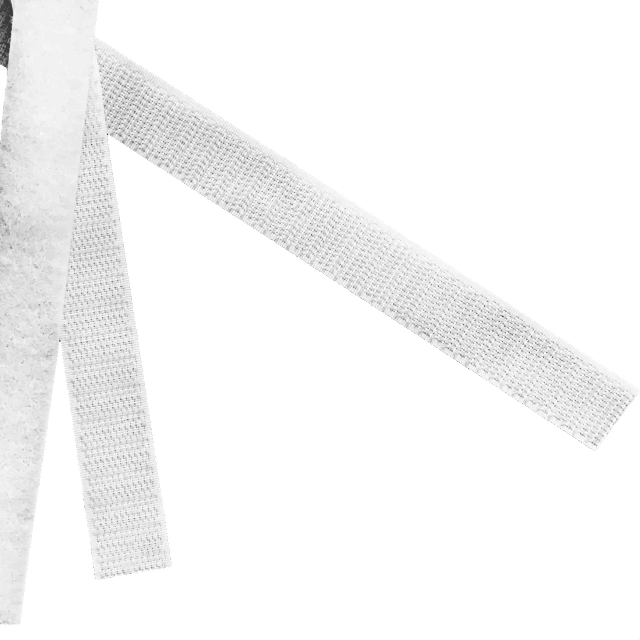 Sew-On - VELCRO®brand Fasteners HOOK, White, 18mm
