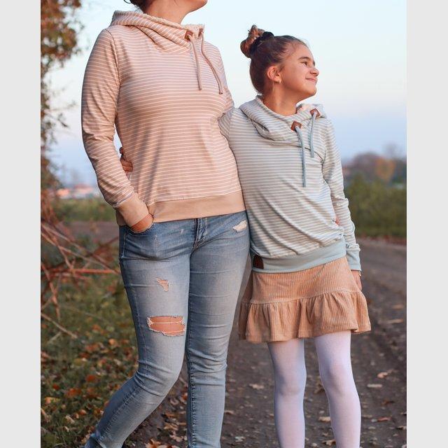 Macadamia Stripes Jersey By Stoffonkel - Fabric - Bibs And Boots Fabric