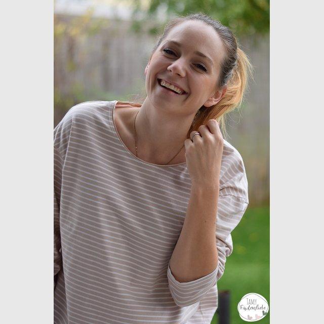 Macadamia Stripes Jersey By Stoffonkel - Fabric - Bibs And Boots Fabric