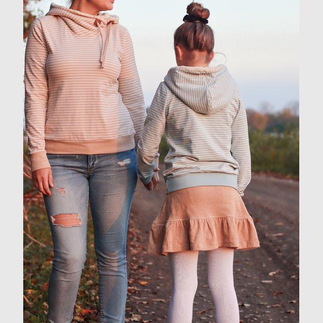 Macadamia Stripes Jersey By Stoffonkel - Fabric - Bibs And Boots Fabric