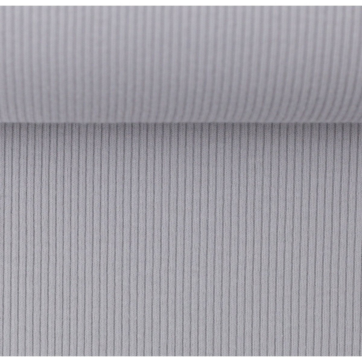 Marissa Grey Rib Jersey, Oeko Tex Certified Organic by Swafing - Fabric - Bibs And Boots Fabric