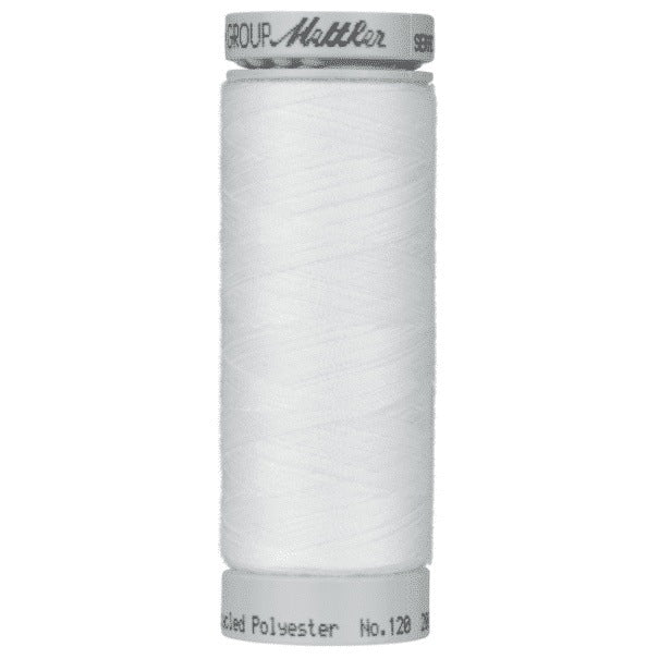 Mettler Seracycle Thread - 2000 White - Thread - Bibs And Boots Fabric