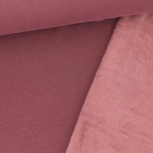 Minky Backed Sweatshirt In Rosewood - Fabric - Bibs And Boots Fabric