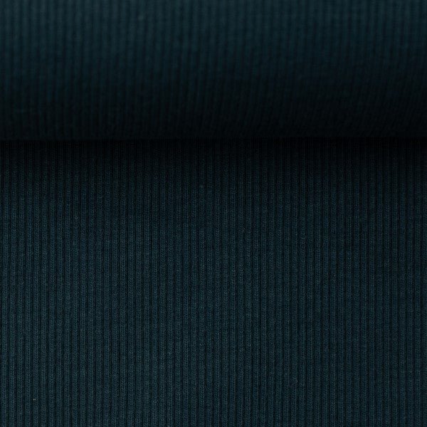 Molde Fine Rib Knit Teal by Swafing - fabric - Bibs And Boots Fabric