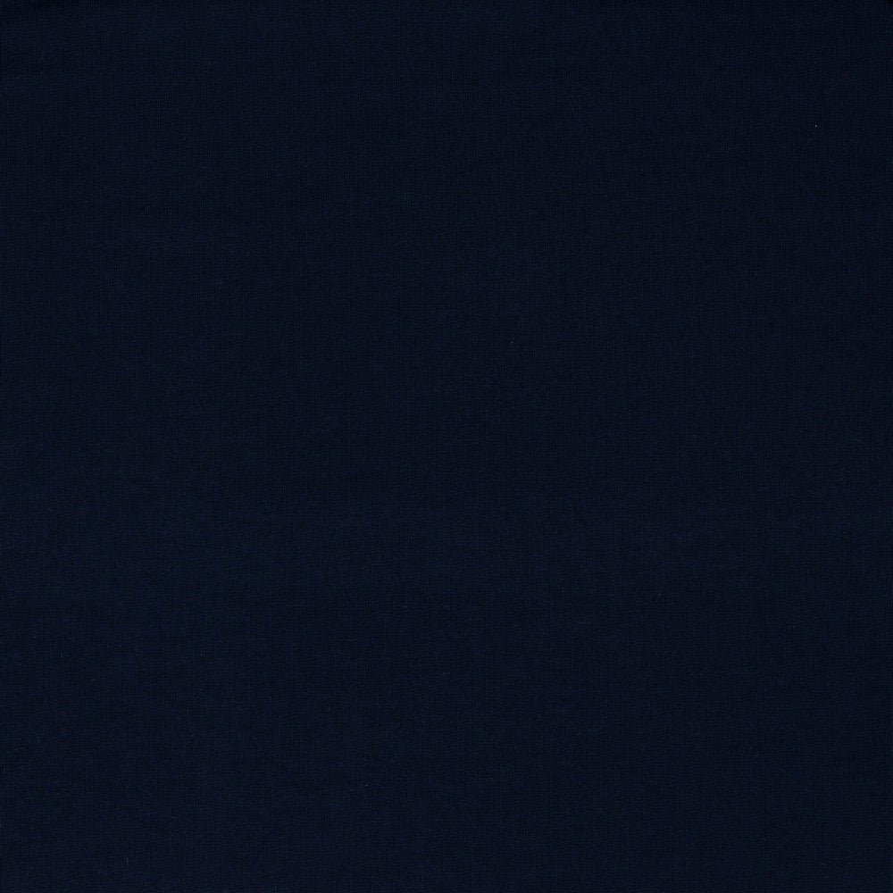 Poppy Navy Jersey GOTS Certified Organic - Fabric - Bibs And Boots Fabric