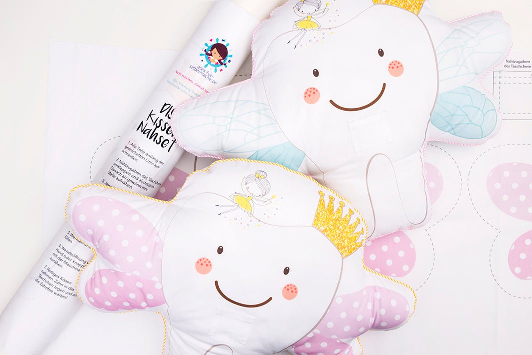 Rose Tooth Fairy DIY Pillow by Abby and Me - Art & Craft Kits - Bibs And Boots Fabric