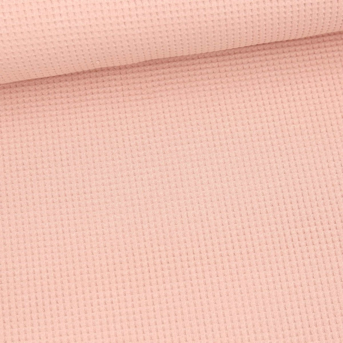 Waffle Knit Jersey by Alles-Fuer-Selbermacher, Pale Rose - fabric - Bibs And Boots Fabric
