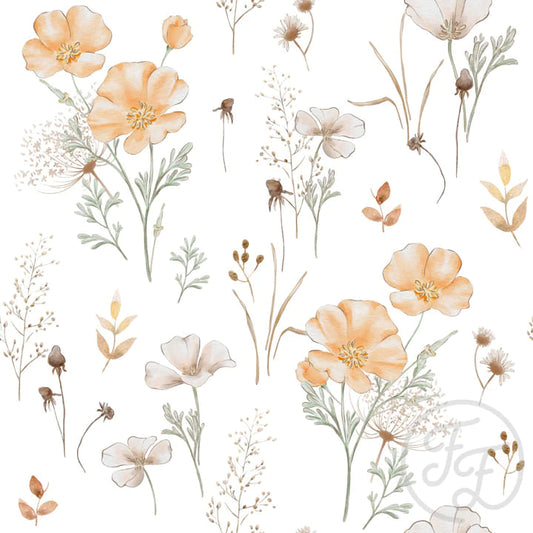 Wild Poppies White