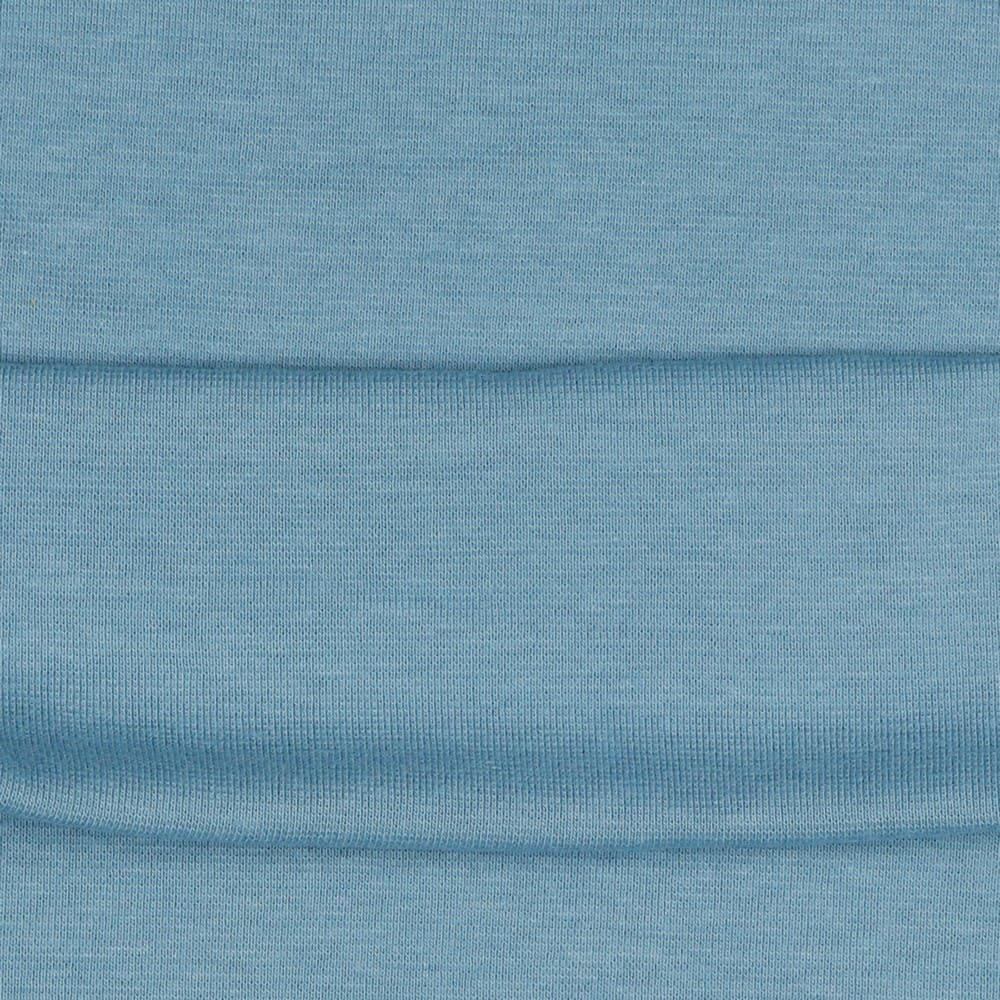 Blue Shadow Cotton Oeko-Tex Rib Knit
