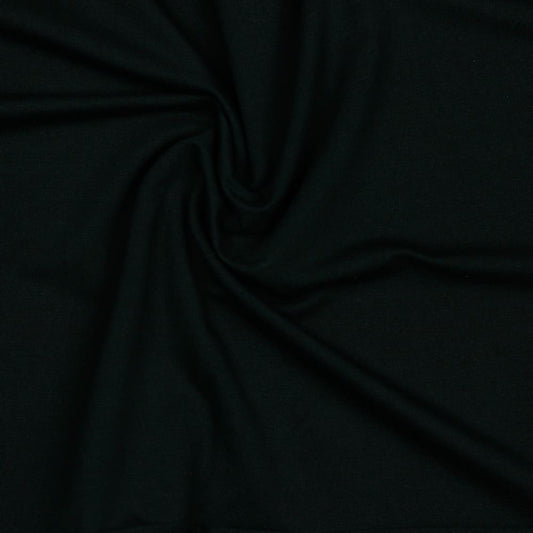 Solid Cotton Oeko-Tex French Terry - Noir