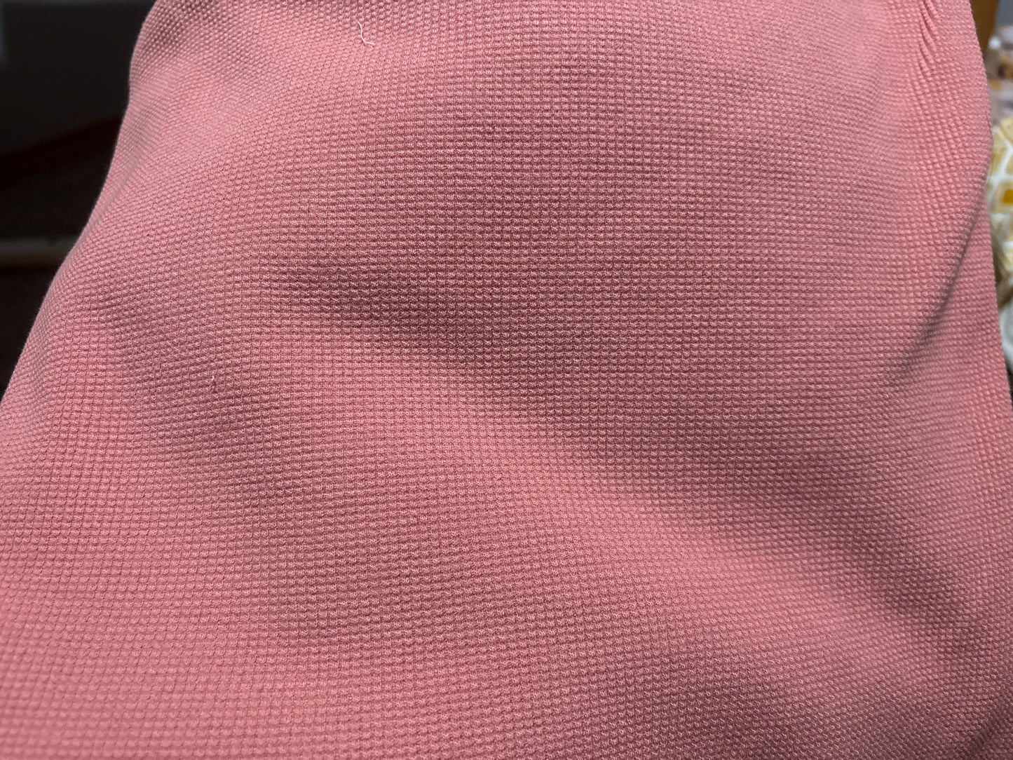 Pink Waffle Knit