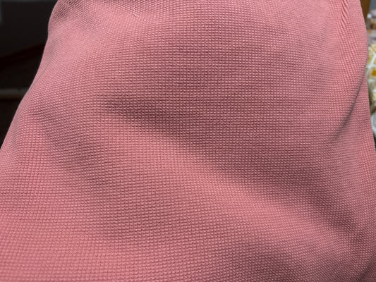 Pink Waffle Knit