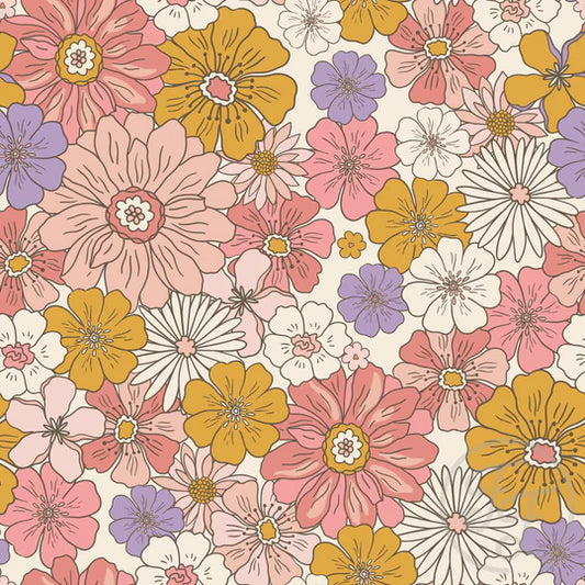 Retro Bouquet Purple