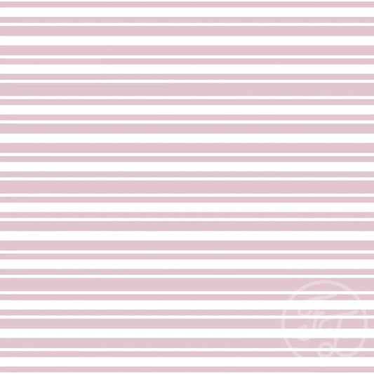 Horizontal Stripes Soft Pink
