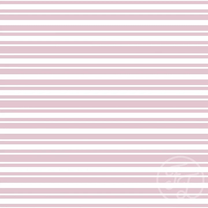 Horizontal Stripes Soft Pink