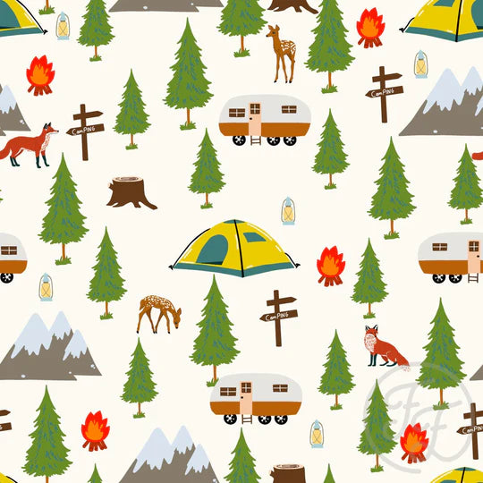 Camping in White