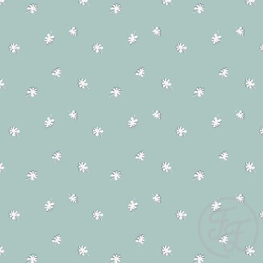Leaves On Turquoise