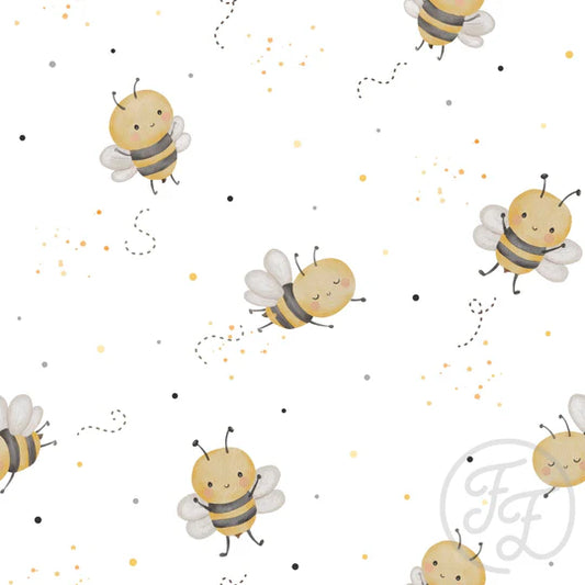 Bees White Dots