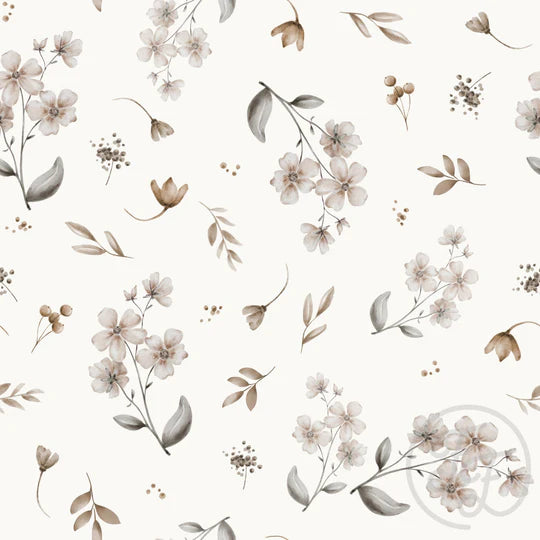 Floral Sarah Beige Ivory