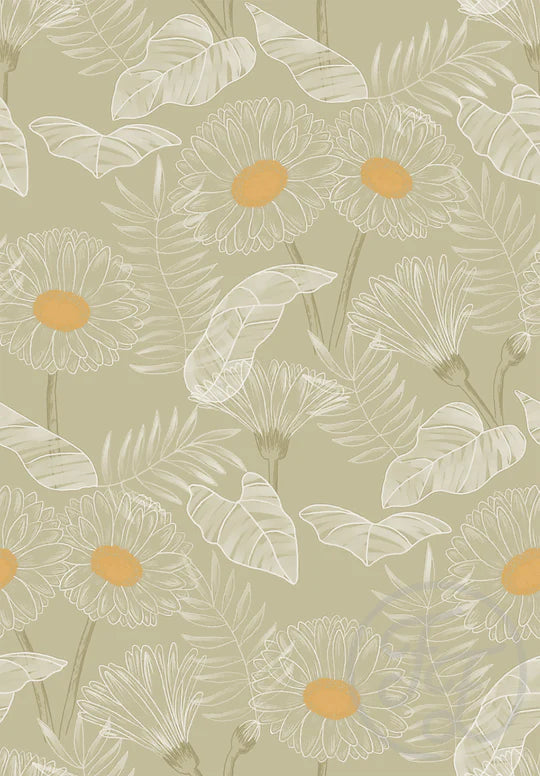 Gerbera - Khaki Green