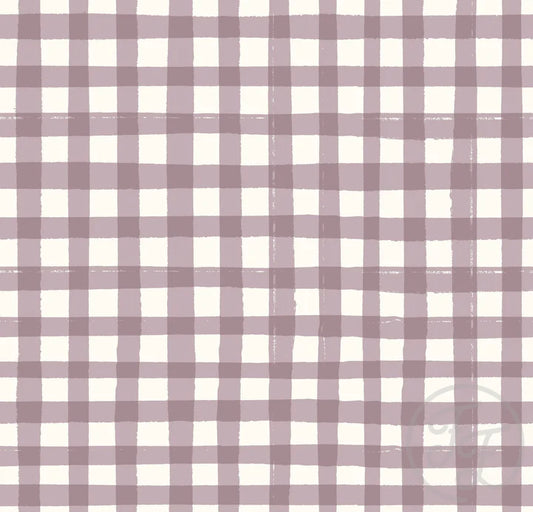 Picnic Gingham Lavender Purple