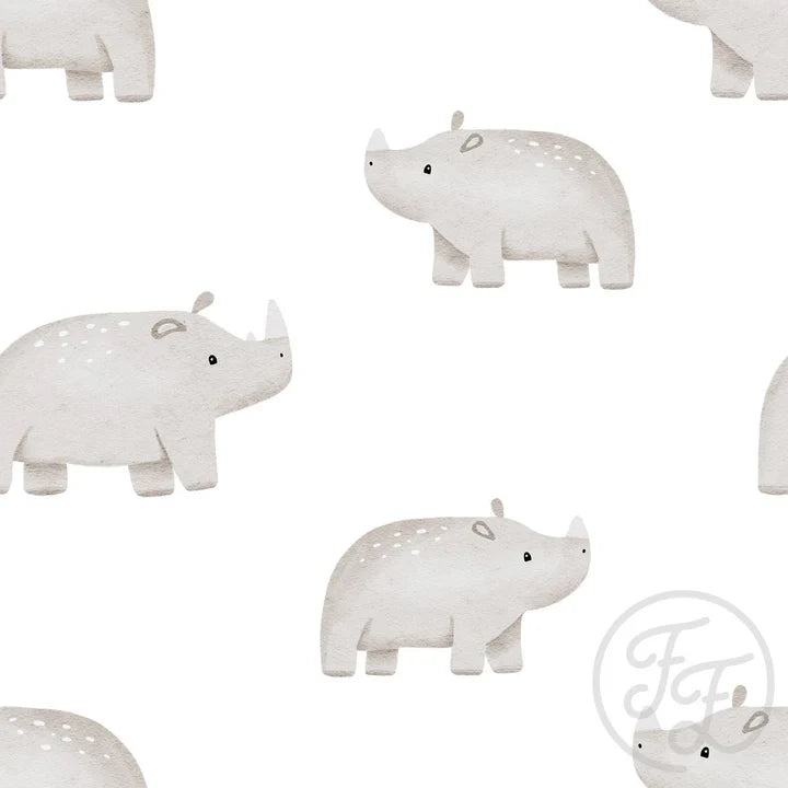 Safari Rhino White