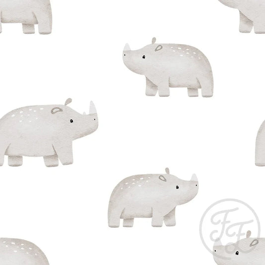 Safari Rhino White