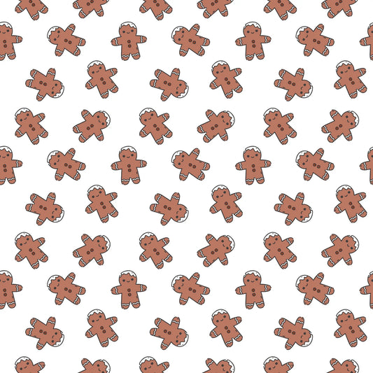 Jolly Gingerbread Off White