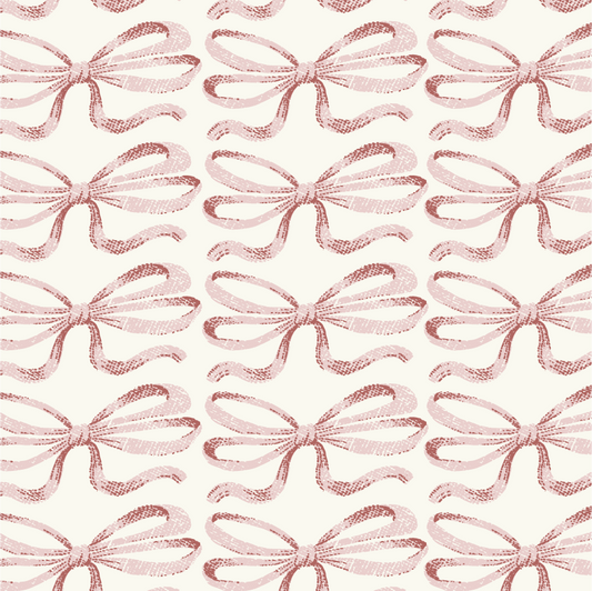 Vintage Bow All Over Pink