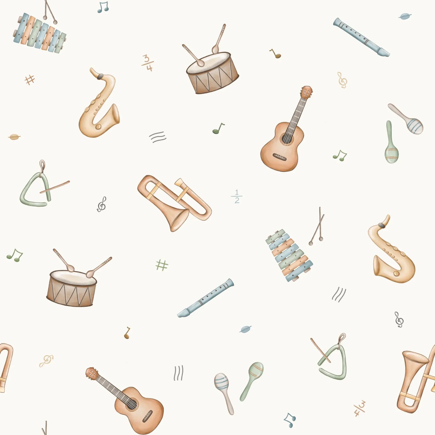 Musical Instruments OffWhite