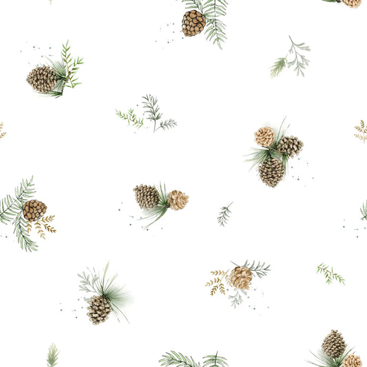Pine Cones White