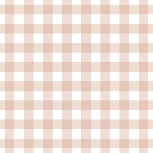 Gingham Clay Pink