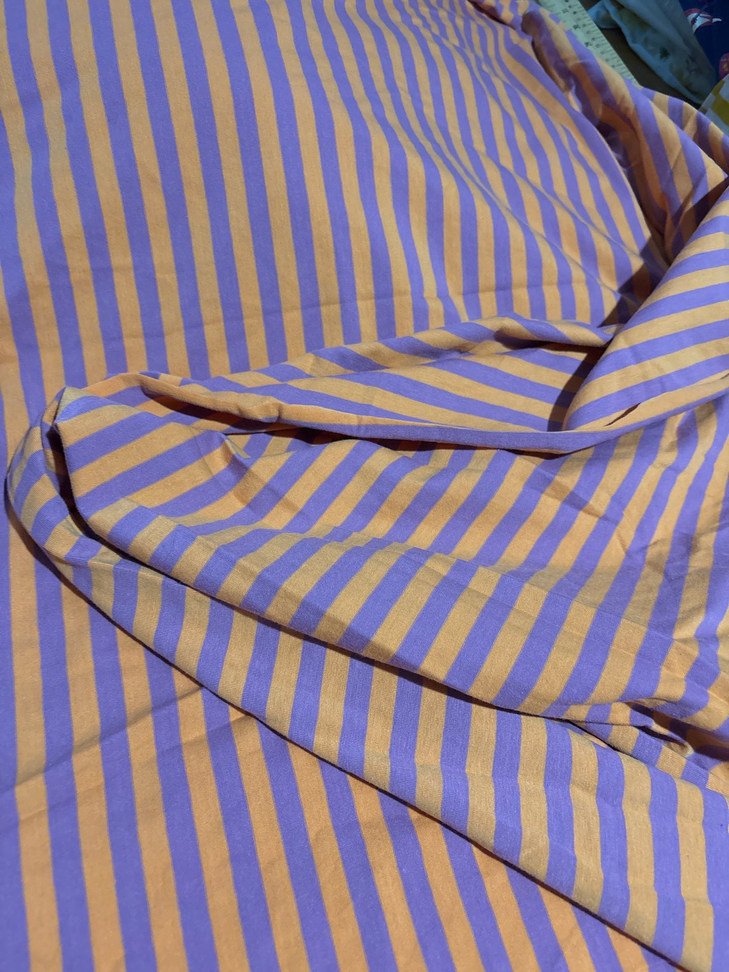 Purple and Orange Striped Jersey