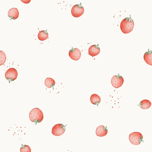 Strawberry Delight Off White