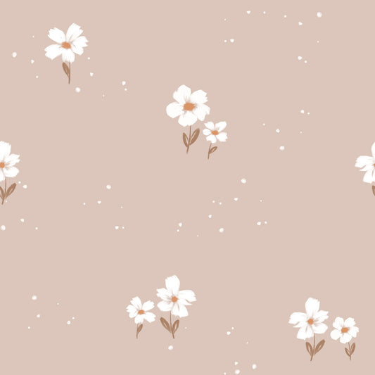 Wild Daisies Taupe
