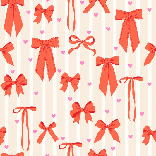 Soft Ribbons Melody in Soft Peach
