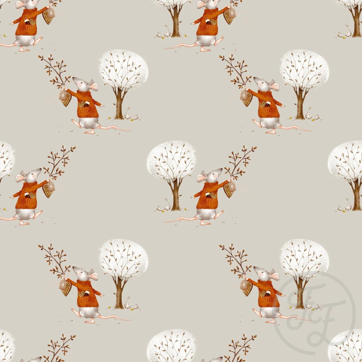 Woodland Winter Mouse