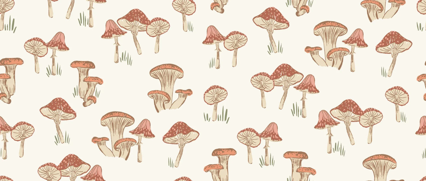 Little Mushroom Cream Pink