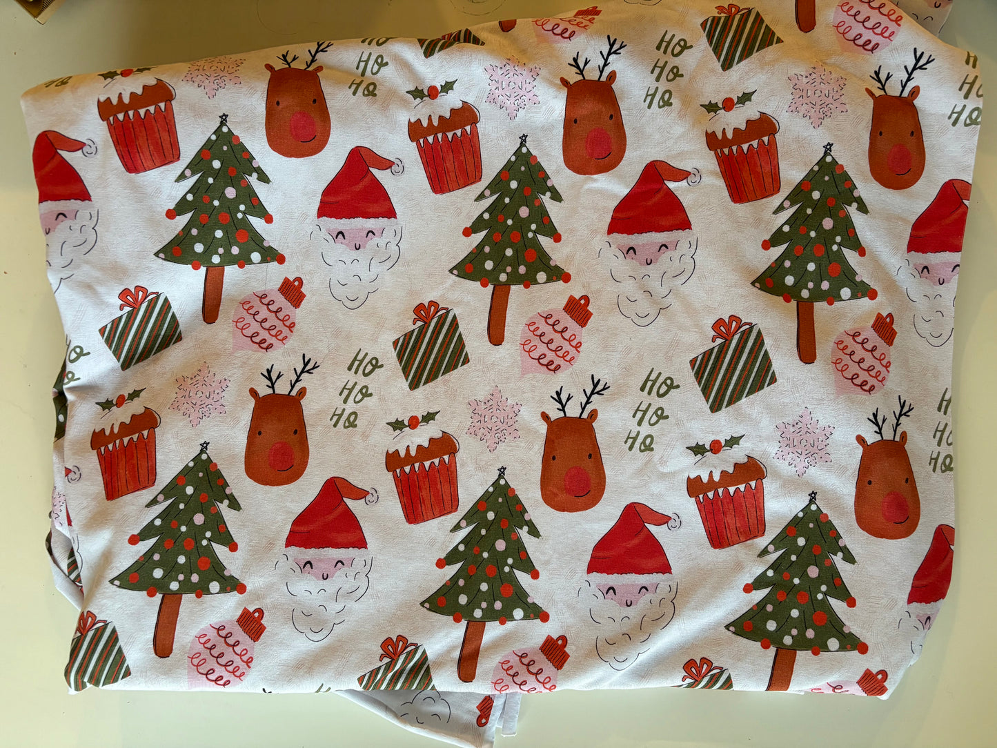 Christmas Print Cotton Jersey