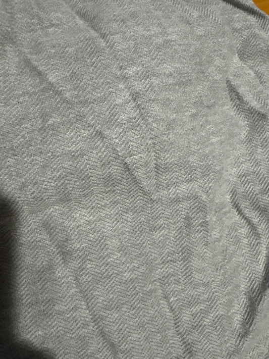 Grey Herringbone Jersey