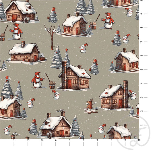 Snowy Houses