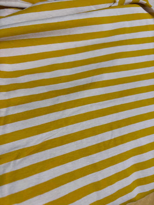 Pink and Mustard Striped Jersey