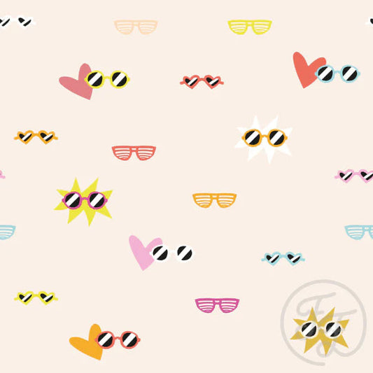 Sunglasses Pink Organic Jersey Knit