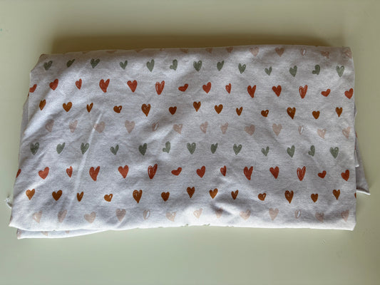 Heart Cotton French Terry