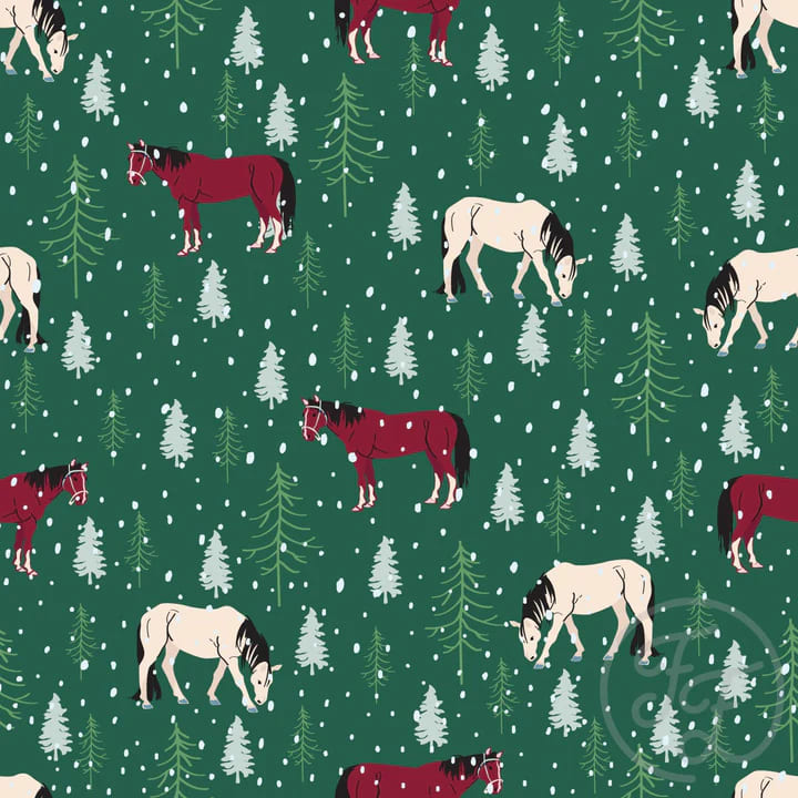 Horse In Green Pea