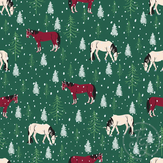Horse In Green Pea