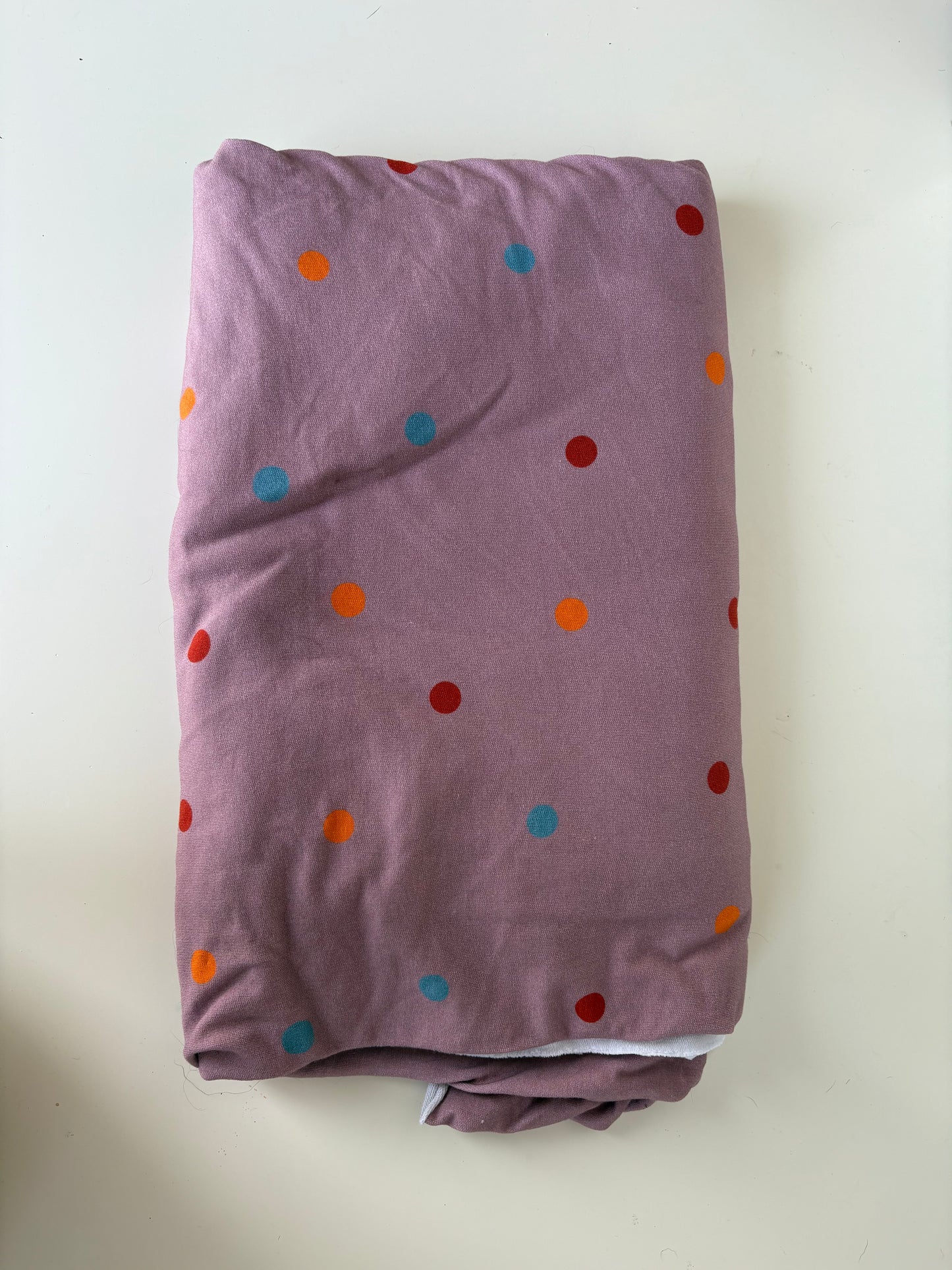 Pumpkin Polka Dot Coordinate Bamboo French Terry