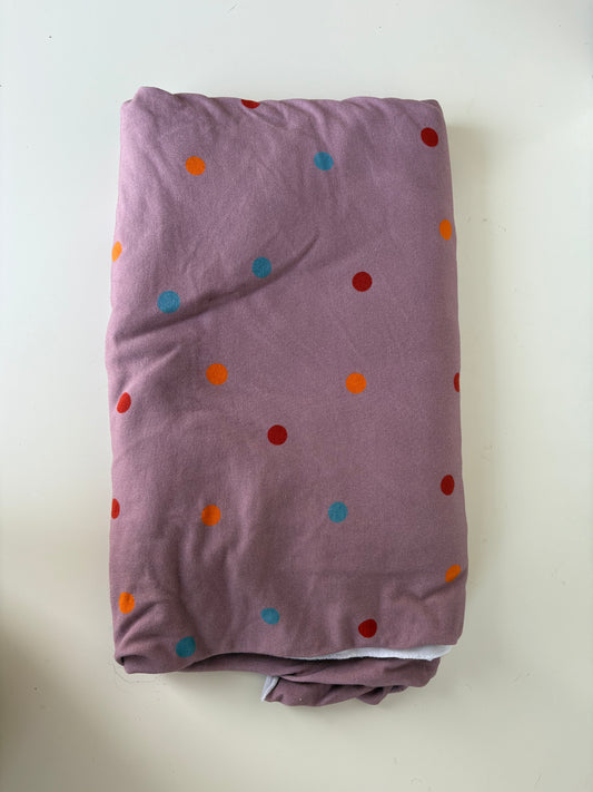 Pumpkin Polka Dot Coordinate Bamboo French Terry